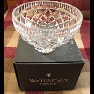 New Waterford crystal lead candy dish.or bowl